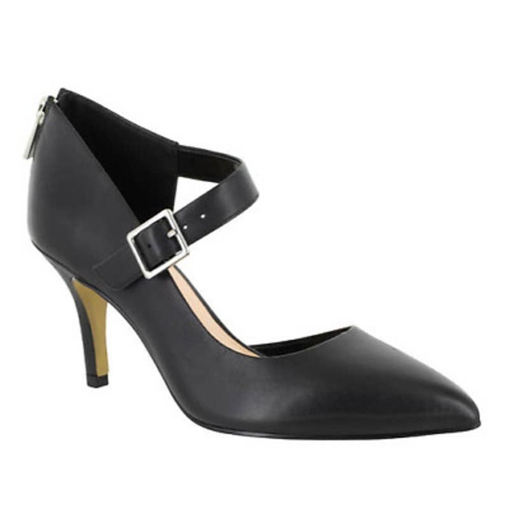 Bella Vita Dawson D'orsay Black Pointed Toe Heel  Womens 7.5 New